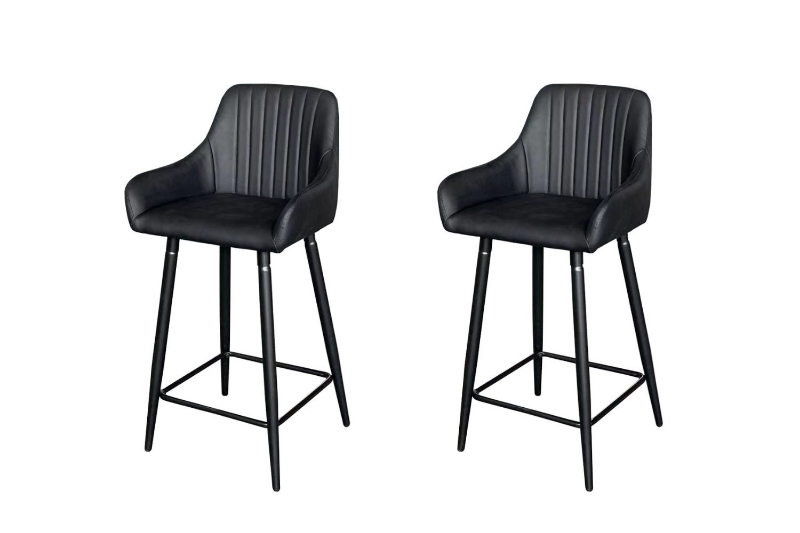 Picture of ARTWAY PU Barstool (Black) - 4 Chairs in 1 Carton