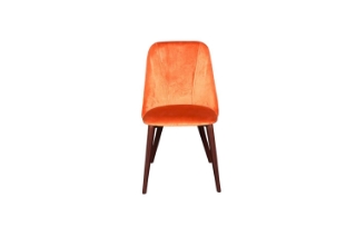 Picture of SOLACE Velvet Dining Chair (Orange)-Single