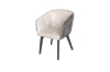 Picture of CRESTA Velvet Arm Chair (Beige) - 2 Chairs in 1 Carton