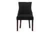 Picture of FRANKLIN Velvet Dining Chair with Solid Rubber Wood Legs (Black) - 2 Chairs in 1 Carton