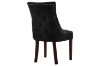 Picture of FRANKLIN Velvet Dining Chair with Solid Rubber Wood Legs (Black) - 2 Chairs in 1 Carton