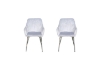 Picture of OPULENT Velvet Dining Chair (Silver) - 2 chairs in 1 Carton