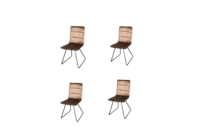 Picture of 【PACK OF 4】ZENITH High Back Dining Chair (Brown)