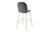 Picture of MILAN Velvet Barstool (Grey) - 2 Chairs in 1 Carton