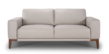 Picture of BAYWOOD 100% Genuine Leather Sofa Range (Light Grey)