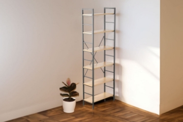 Picture of CITY 182 Narrow Bookshelf (Black)