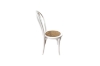 Picture of RAYMON Solid Beech Dining Chair with Rattan Seat (White) 