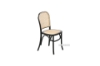 Picture of SYDNEE Solid Beech Rattan Back and Seat Dining Chair (Black) 