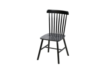 Picture of WINDSOR Rubber Wood Dining Chair (Black)