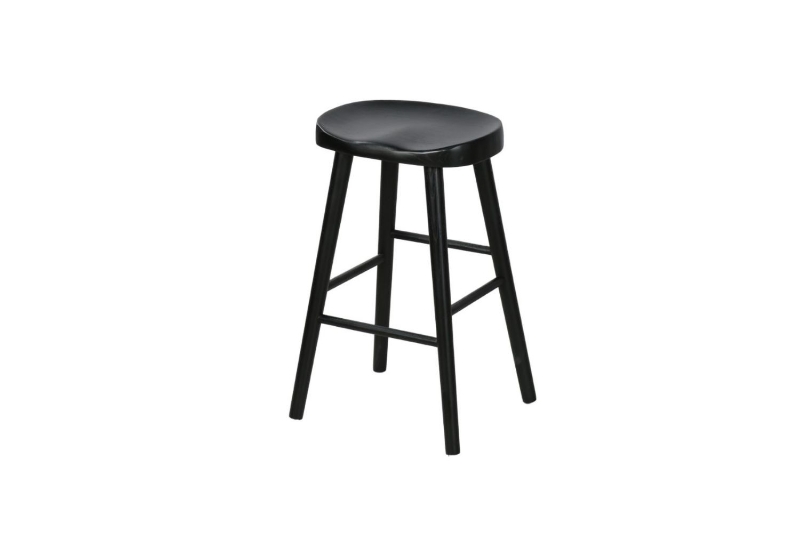 Picture of WINSOME Solid Wood Bar Stool (Black)