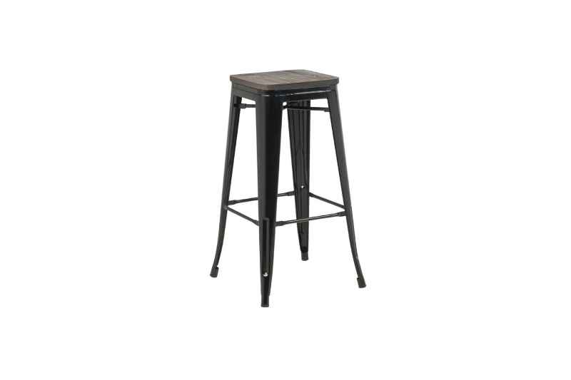 Picture of TOLIX Replica Bar Stool Rustic Elm Seat *6 Colors