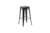 Picture of TOLIX Replica Counter Height Stool Rustic Elm Seat
