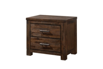 Picture of VENTURA 2-Drawer Solid Wood Nightstand