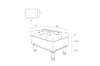 Picture of ROUX Velvet Storage Ottoman (Green)