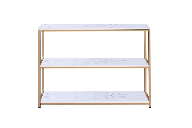 Picture of VASA 43" 3-Tier Shelf (White Marble)