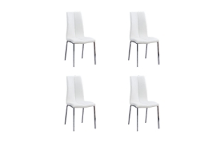 Picture of BONNIE Dining Chair (White) - 4 Chairs in 1 Carton