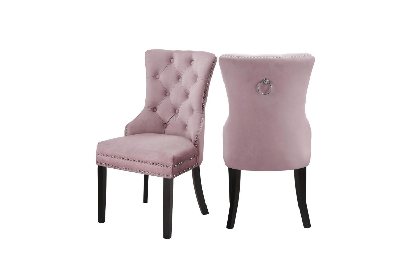 Picture of MONARC Velvet Dining Chair (Pink)