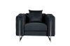 Picture of ASTRA Velvet Sofa Range (Black)
