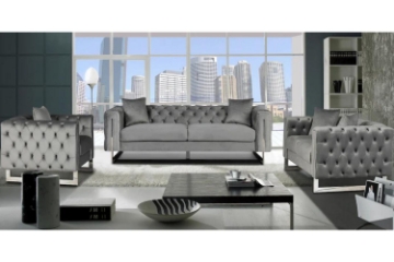 Picture of ASTRA Velvet Sofa Range (Grey)