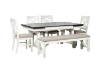 Picture of LINDOS 6PC Extension Dining Set (White)