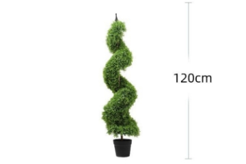 Picture of ARTIFICIAL PLANT 47" Bayberry Snake Shaped Tree with Plastic Pot