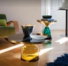 Picture of ESSBAG D70 Glass Base Coffee Table (Grey)