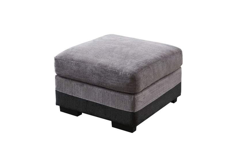 Picture of TURIN Steel Frame Sofa Range (Black &Gray) - Ottoman