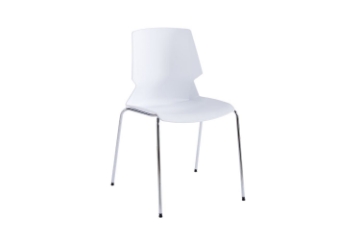 Picture of EVOLVE Stackable Visitor Chair (White)