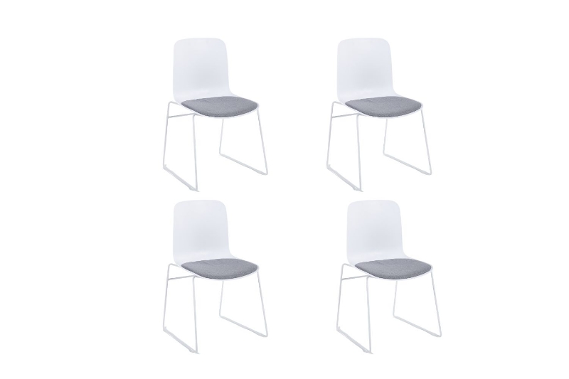 Picture of NEXUS Stackable Visitor Chair (Grey) - 4 Chairs in 1 Carton