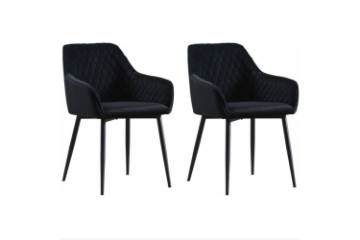 Picture of NOHO Arm Chair (Black) - 2 Chairs in 1 Carton