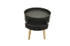 Picture of JAMES 15" 1-Drawer Round Bedside Table (Black)