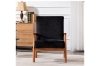 Picture of BARNHOUSE Velvet Armchair (Black)
