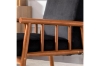 Picture of BARNHOUSE Velvet Armchair (Black)