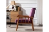 Picture of BARNHOUSE Velvet Armchair (Purple)