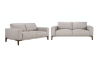 Picture of BAYWOOD 100% Genuine Leather Sofa Range (Light Grey)