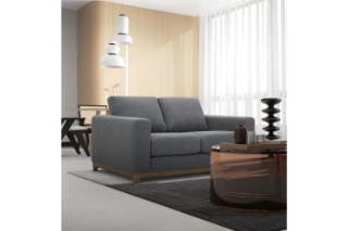 Picture of SIESTA Fabric Sofa Range (Dark Grey) - 2 Seater (Loveseat)