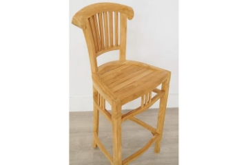 Picture of BALI Solid Teak Wood  Bar Chair Model 090