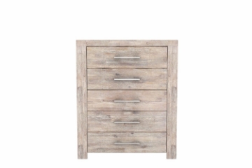 Picture of (FINAL SALE) ARYA 5-Drawer Chest (Solid Acacia Wood)