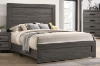 Picture of GLYNDON Wood Bed Frame in Double/Queen/King Size (Grey)