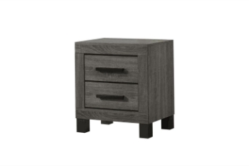 Picture of GLYNDON 2-Drawer Bedside Table (Grey)
