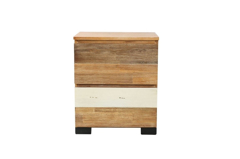 Picture of  LEAMAN Acacia 2-Drawer Bedside Table