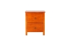 Picture of METRO 2-Drawer Solid Pine Wood Bedside Table  (Honey)