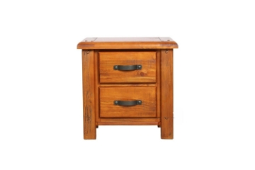 Picture of RIVERWOOD 2-Drawer Rustic Pine Nightstand