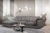 Picture of SERENA Feather-Filled Fabric Sectional Sofa (Dark Grey)