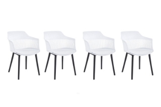 Picture of VERVE Arm Chair (White) - 4 Chairs in 1 Carton