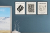 Picture of Black White Canvas Print Wall Art (31.5"x23.5")