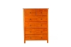 Picture of METRO 6-Drawer Solid Pine Wood Chest (Honey)