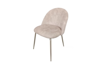 Picture of (Final Sale) LANCER Velvet Dining Chair (Beige)