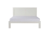 Picture of METRO Solid Pine Wood Eastern Bed Frame in Twin/Double/Queen/Eastern King Size (White)