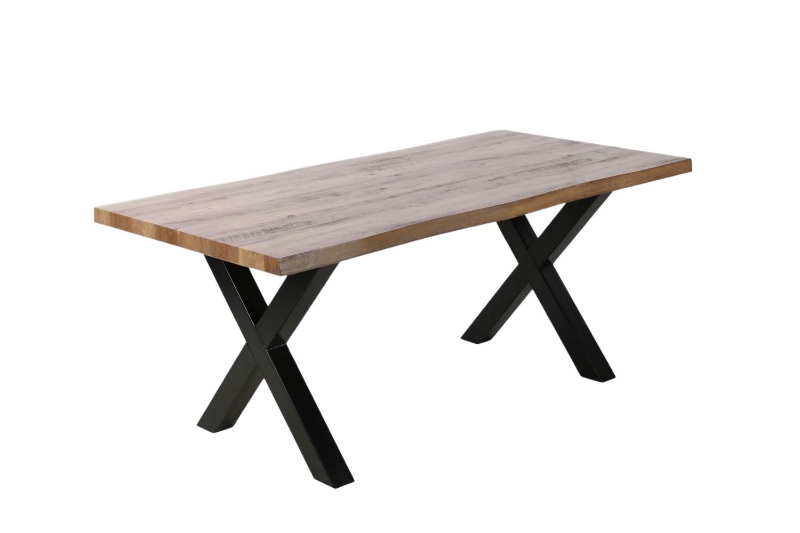 Picture of GALLOP 71" Dining Table with Live Edge (Dark)
